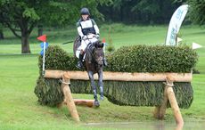 Simon Grieve riding DRUMBILLA METRO during the cross country phase of the CCI*** at the Equitrek Bramham International Horse Trials, near Weatherby in Yorkshire in the UK between 8th-11th June 2017