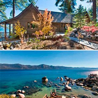 howard hughes house with tahoe lake view