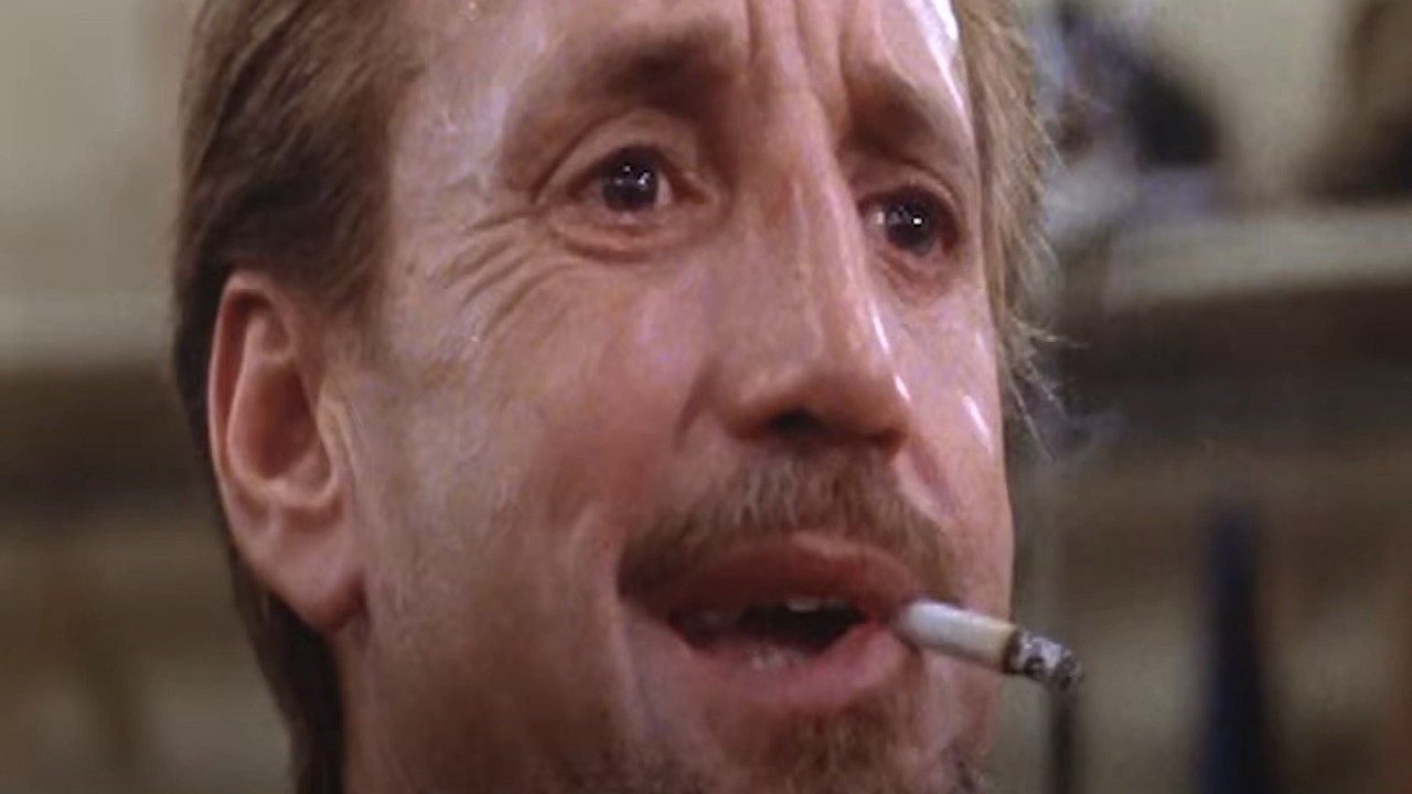 Roy Scheider chomping on a cigarette in All That Jazz