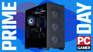 Gaming PC on a Prime Day background