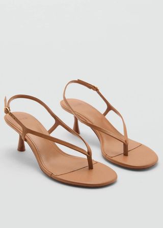 Kitten Heel Sandals - Women