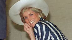 Princess Diana smiling in Melbourne, 1988