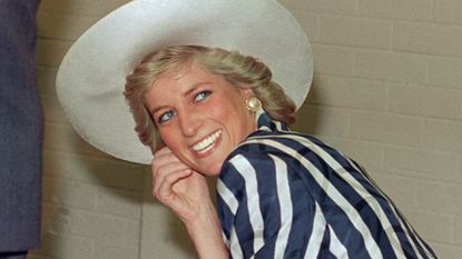 Princess Diana smiling in Melbourne, 1988