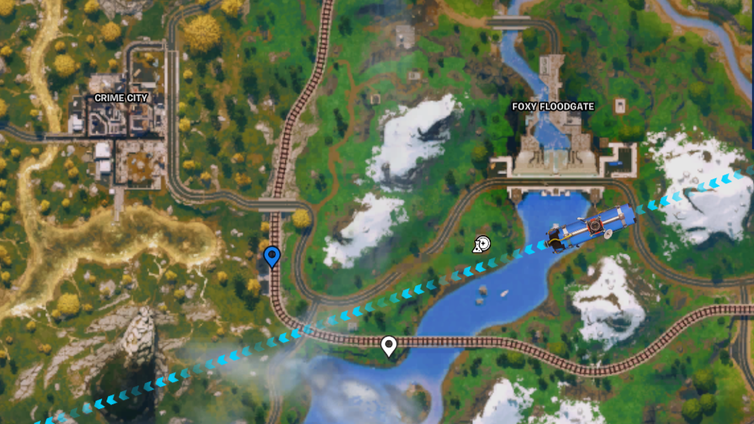 Fortnite Chapter 6 Season 3 best landing spots marked on the map.