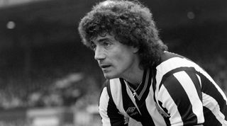 Kevin Keegan playing for Newcastle United