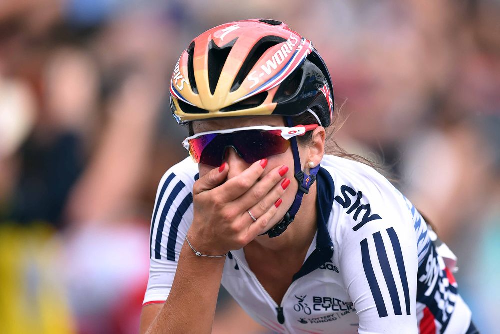 Elizabeth Armitstead (Great Britain) can't believe what she's achieved