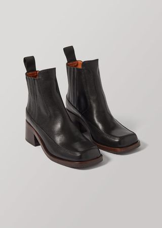 Chie Mihara Lotte Leather Boots | Black