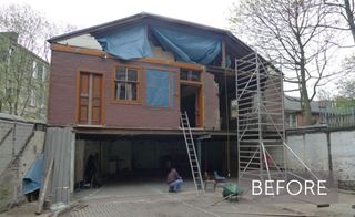 before of converted commercial building