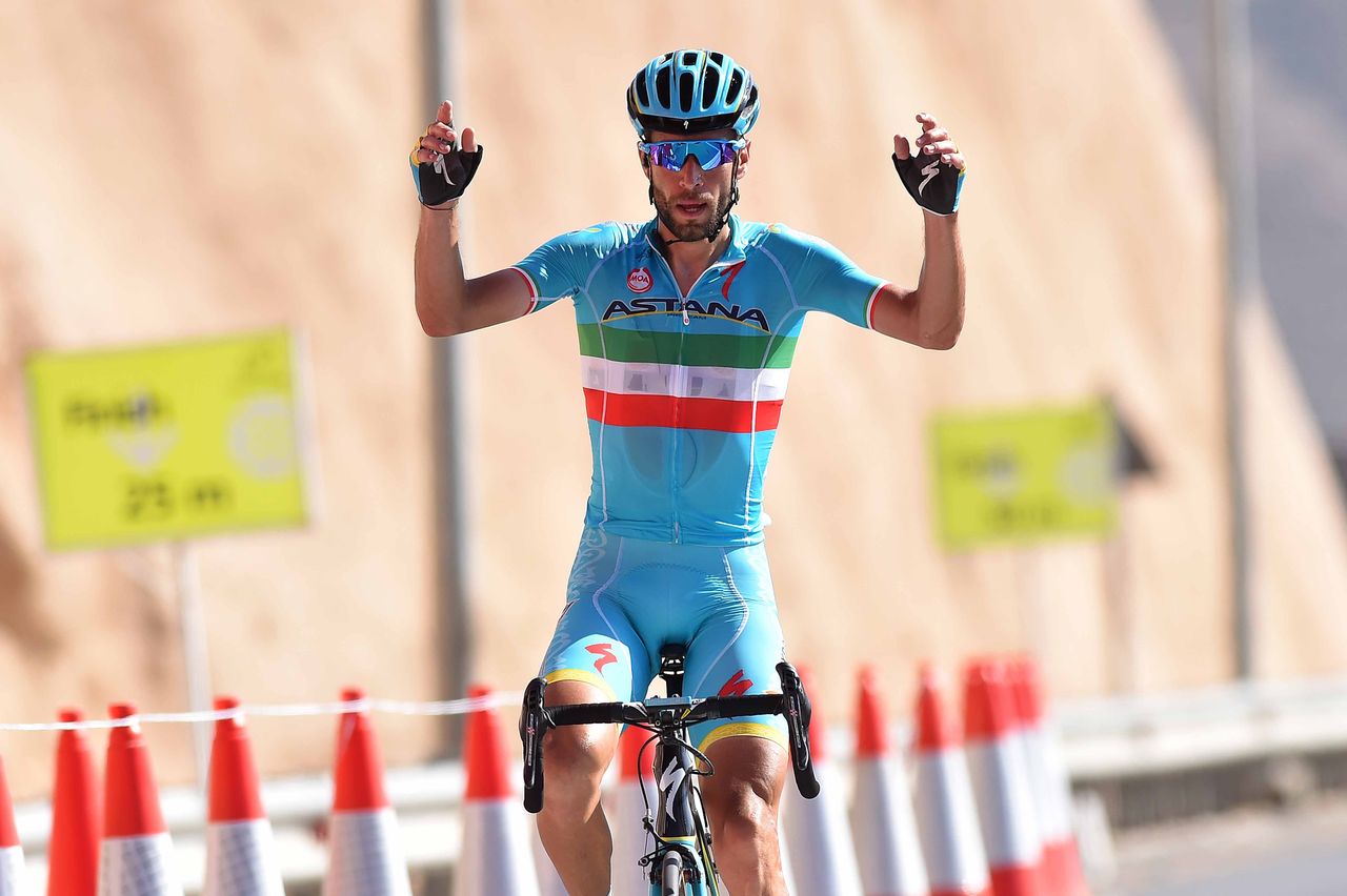 Vincenzo Nibali wins the queen stage of the Tour of Oman