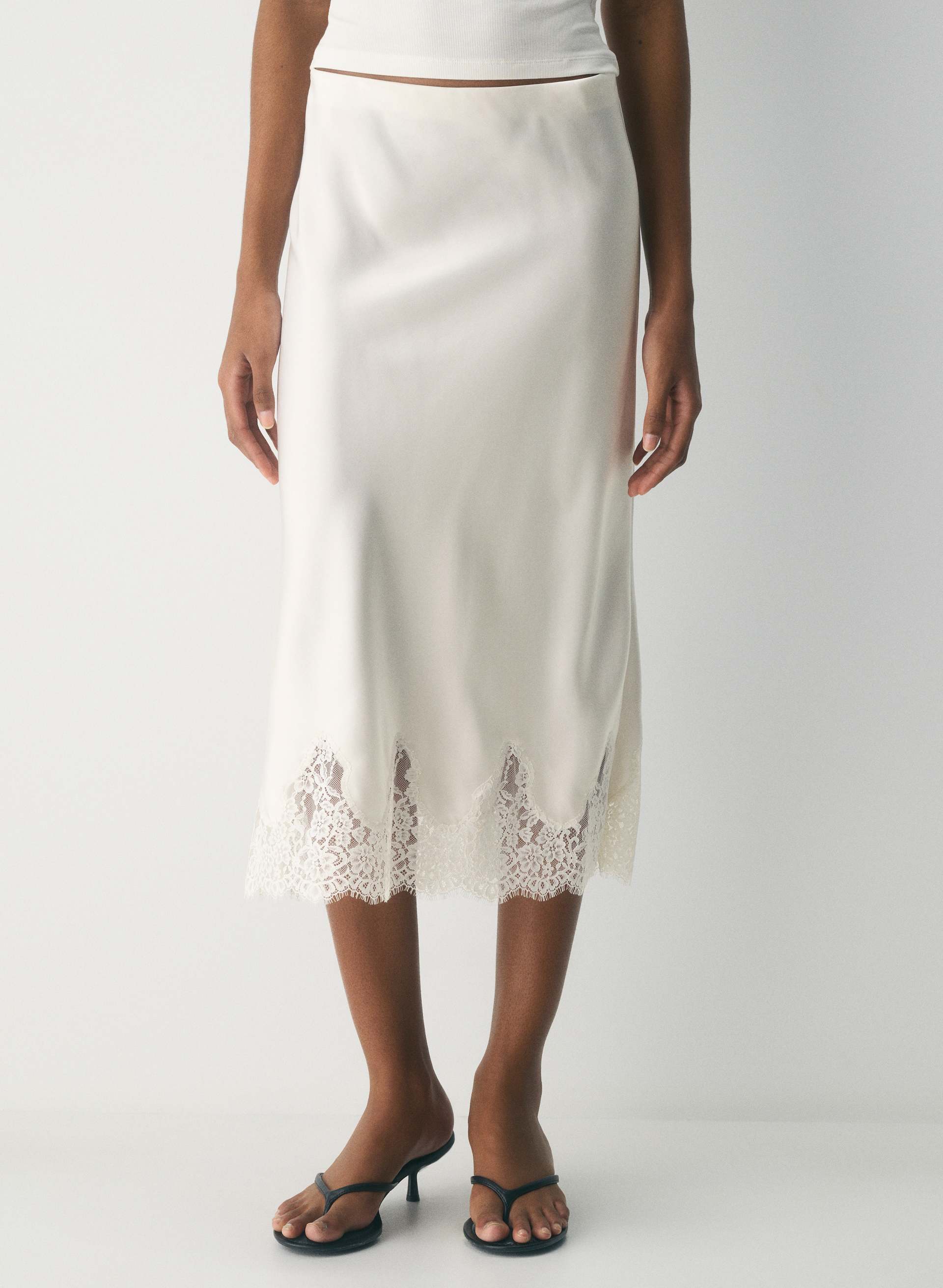 Henrietta Satin Skirt