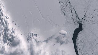 Larsen-C Ice Shelf Crack (8 March 2017), Antarctica.