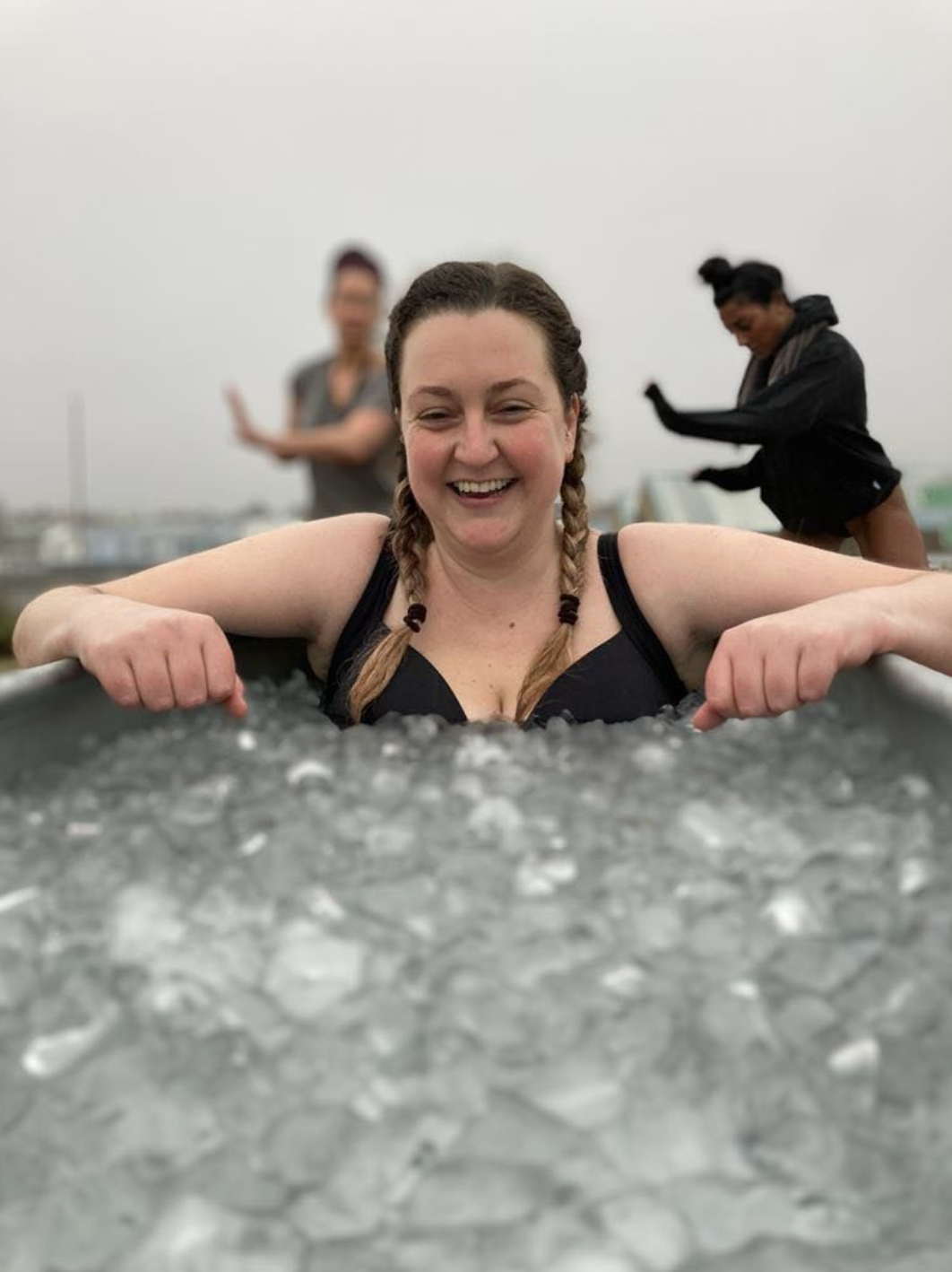 Cold water therapy ice bath