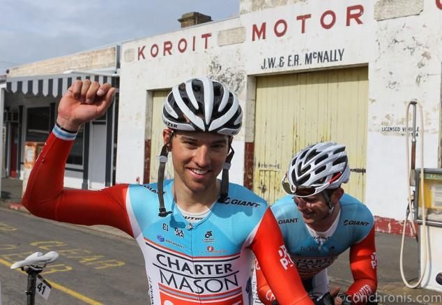 Joshua Taylor (CharterMason Giant) celebrates his win