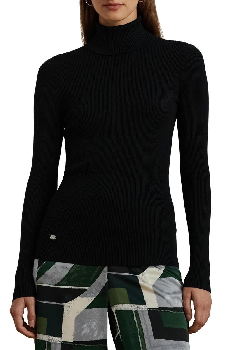 Ribbed Turtleneck Sweater