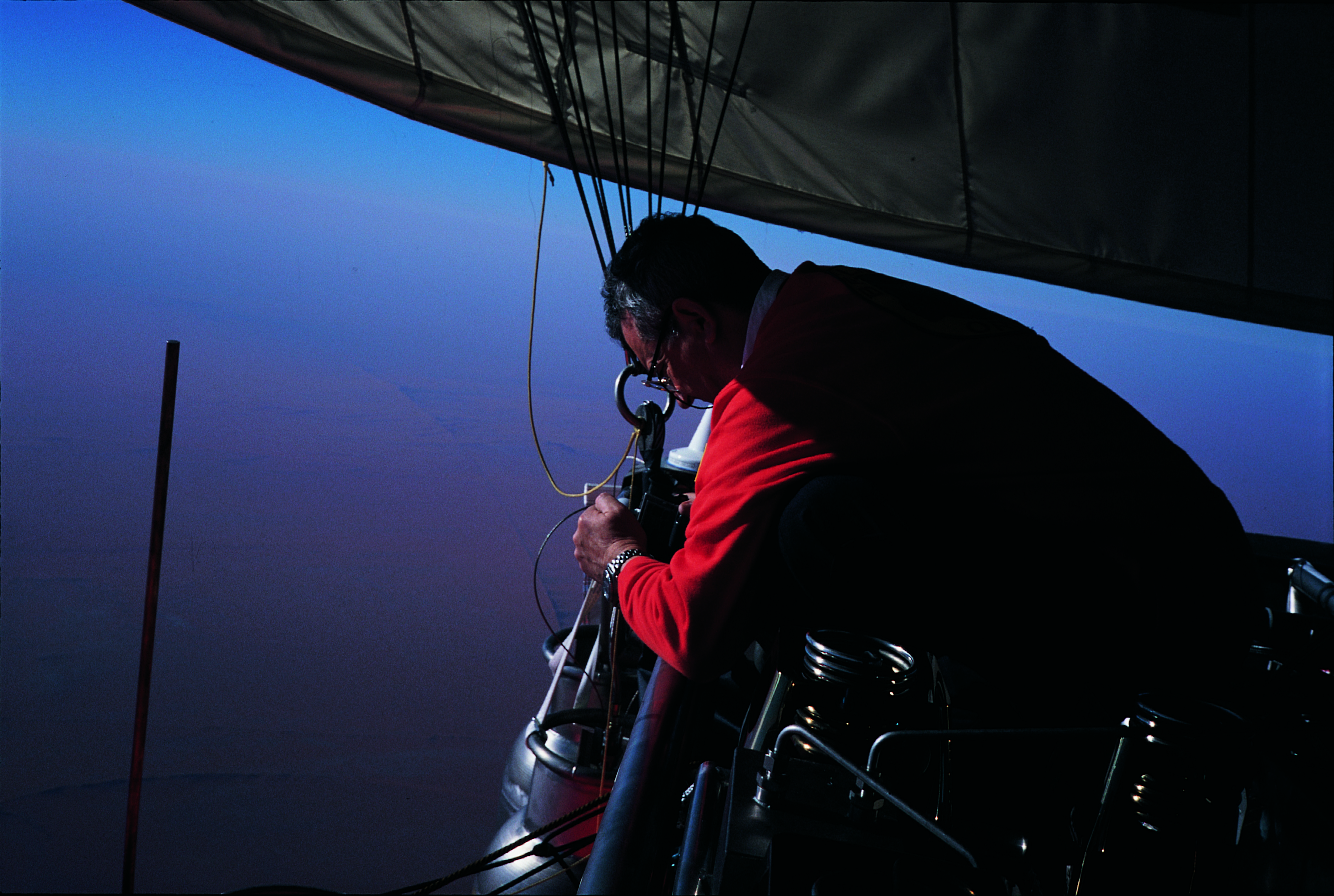 Film still from The Balloonists
