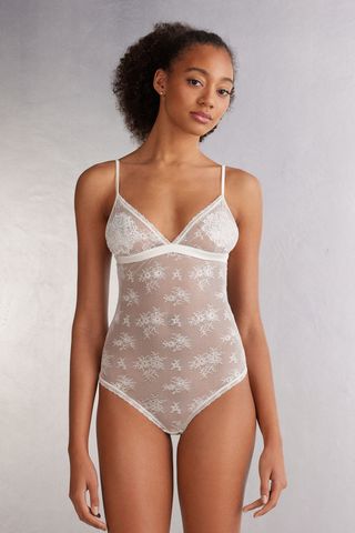 Intimissimi, Glisten in the Light Lace Bodysuit