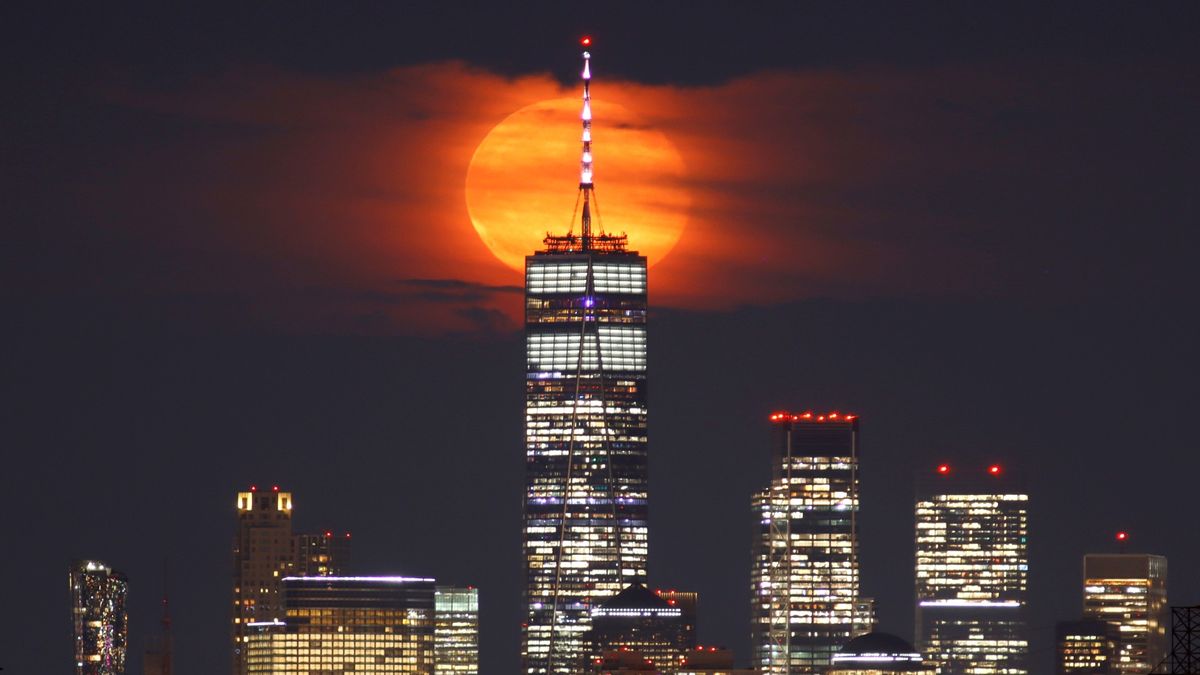 The July full moon, the first of 4 super moons this summer, rises tonight