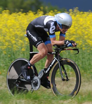 David Zabriskie wins stage, Tour de Romandie 2011, stage 4 TT