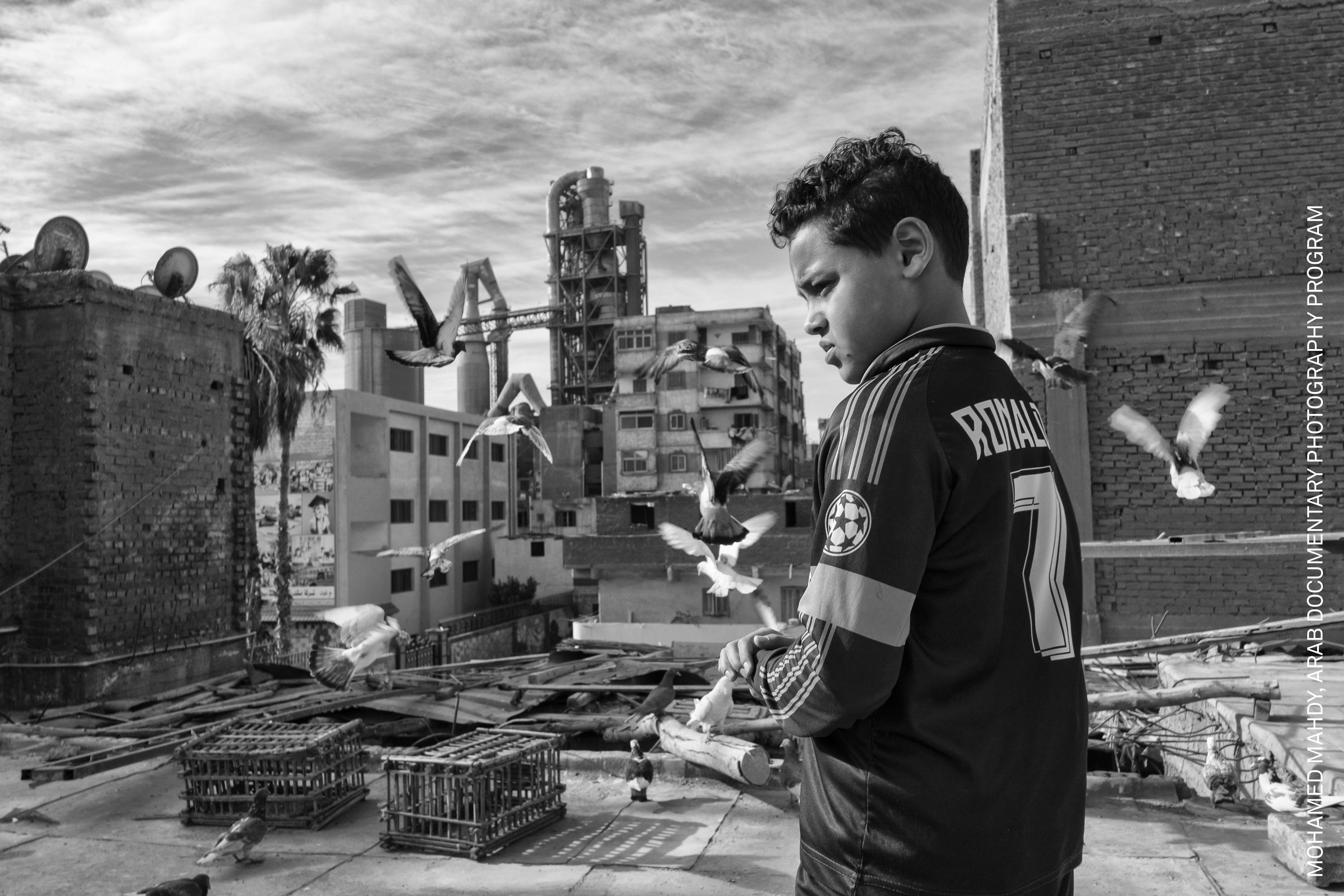Awady, who was born with asthma, raises pigeons as a hobby. &amp;ldquo;Every day, I am afraid I won&amp;rsquo;t be able to play football again,&amp;rdquo; he says. Alexandria, Egypt, 14 February 2018.