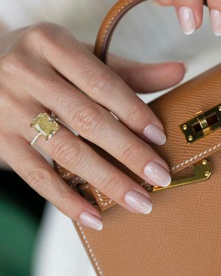 @raelondonnails French tip manicure