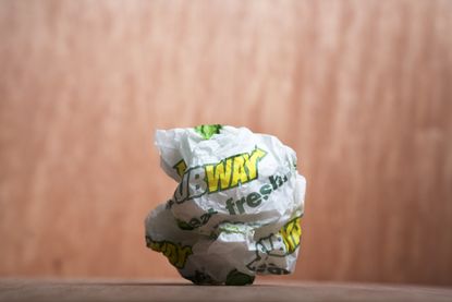 Subway sandwich wrapper