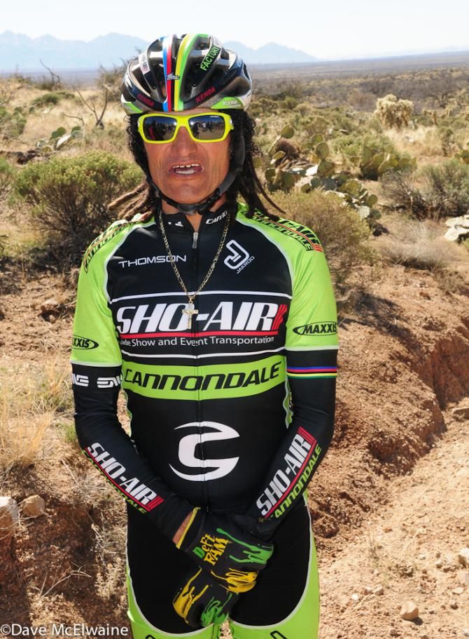 Tinker Jaurez (Sho-Air/Cannondale) was racing in the solo men's division