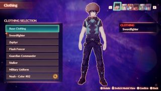 How to change your Xenoblade Chronicles 3 clothes, Noah outfit selection