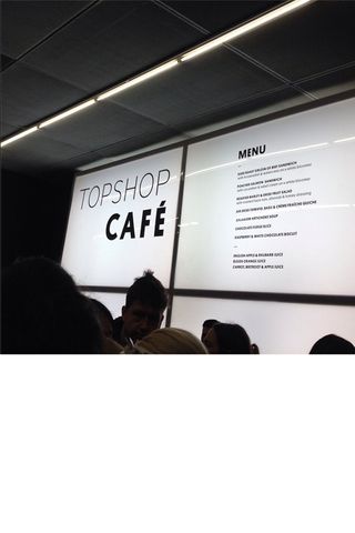 The Topshop Unique Cafe Keeps The MC Team On The Go