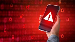 Malware alert on phone