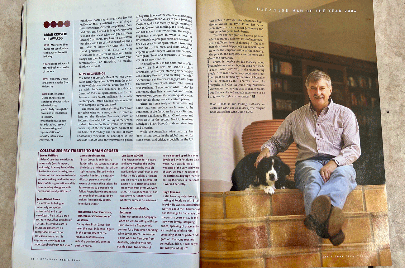 Decanter Man of the Year 2004 - Brian Croser