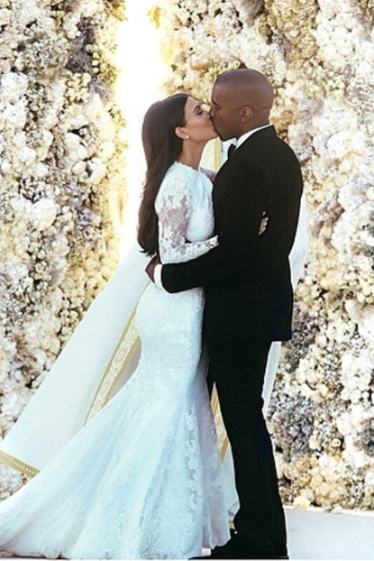 2014: Kim Kardashian and Kanye West