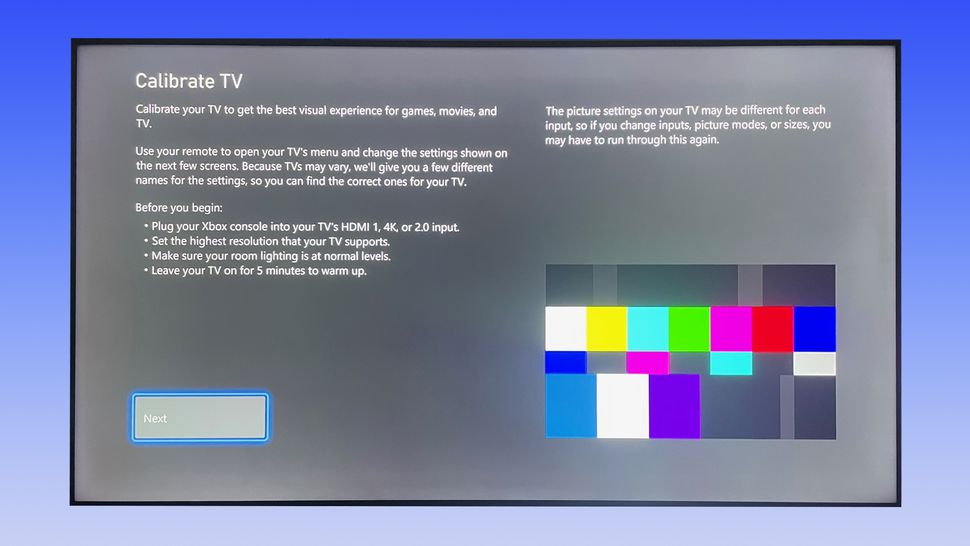 How to calibrate your TV for Xbox Series X or Series S Tom's Guide