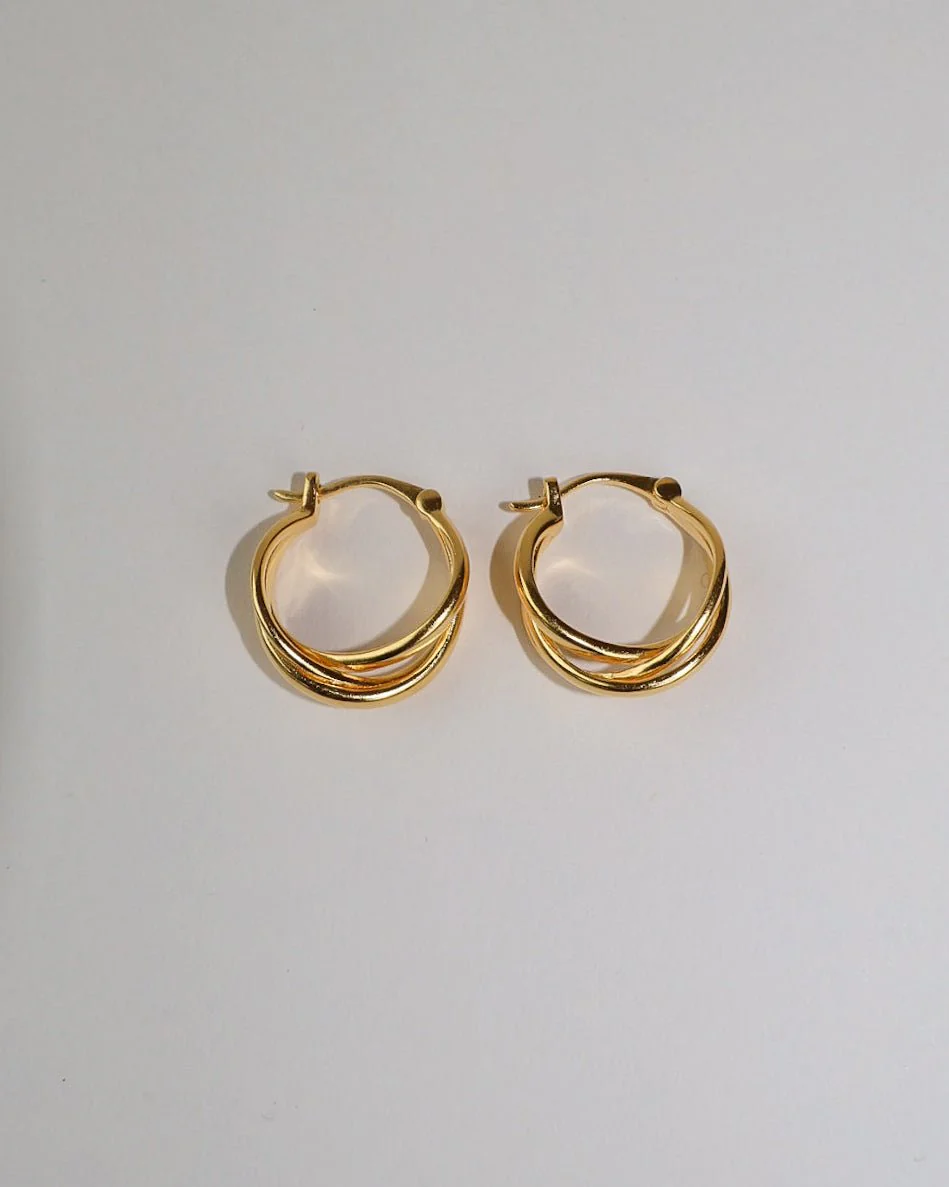 'tove' Interlocked Hoop Earrings