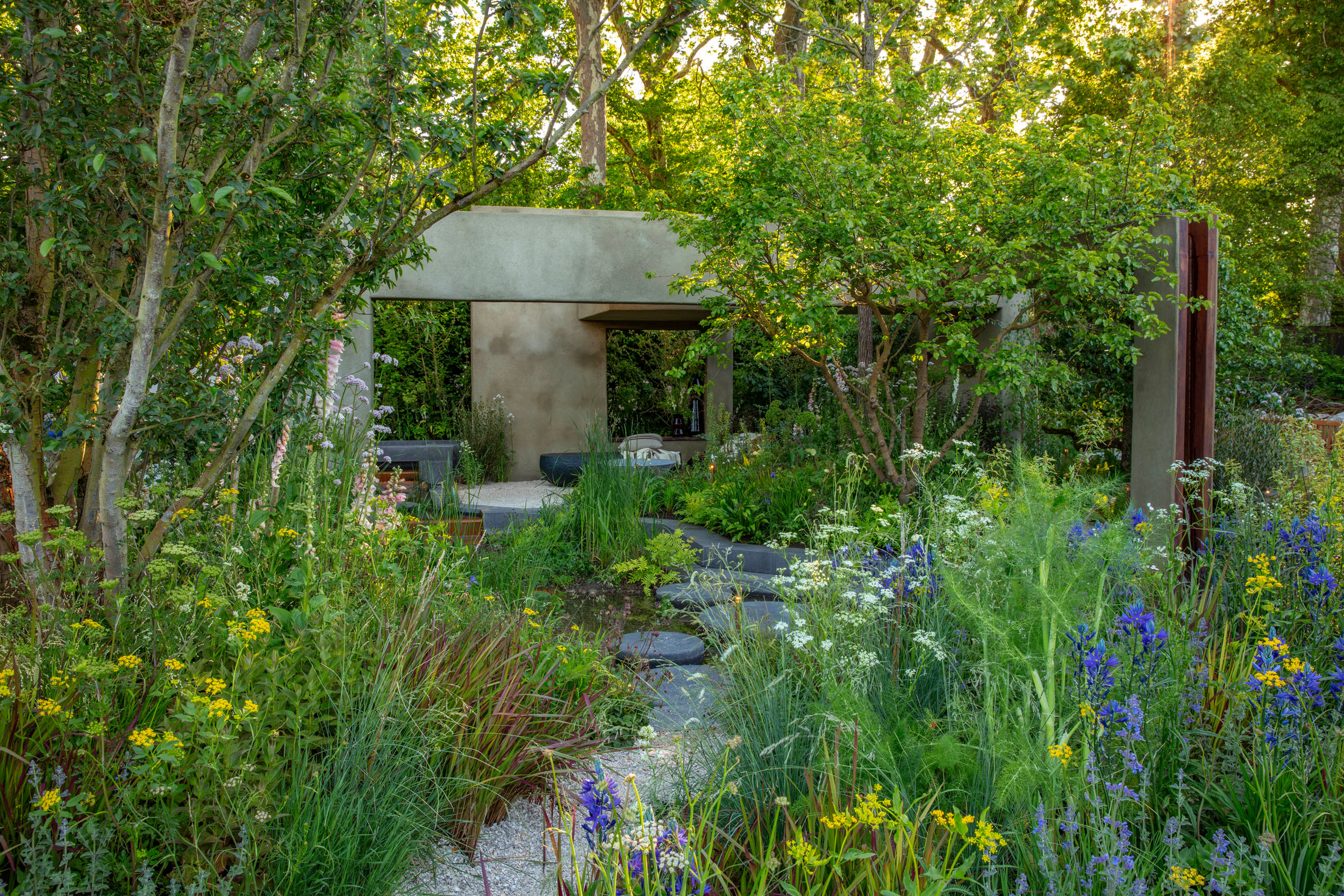 Baz Grainger The Killik &amp;amp; Co Seed in Time garden at RHS Chelsea Flower Show 2026