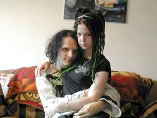 Sophie Lancaster and her boyfriend Robert Maltby