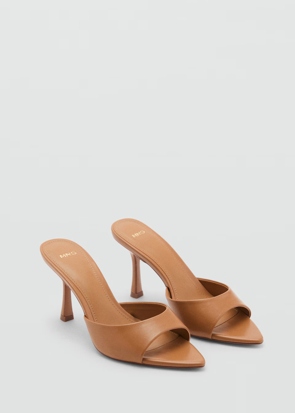 Mango Open-Toed Heeled Sandals