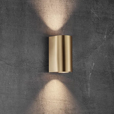 brass outdoor wall light from Wayfair