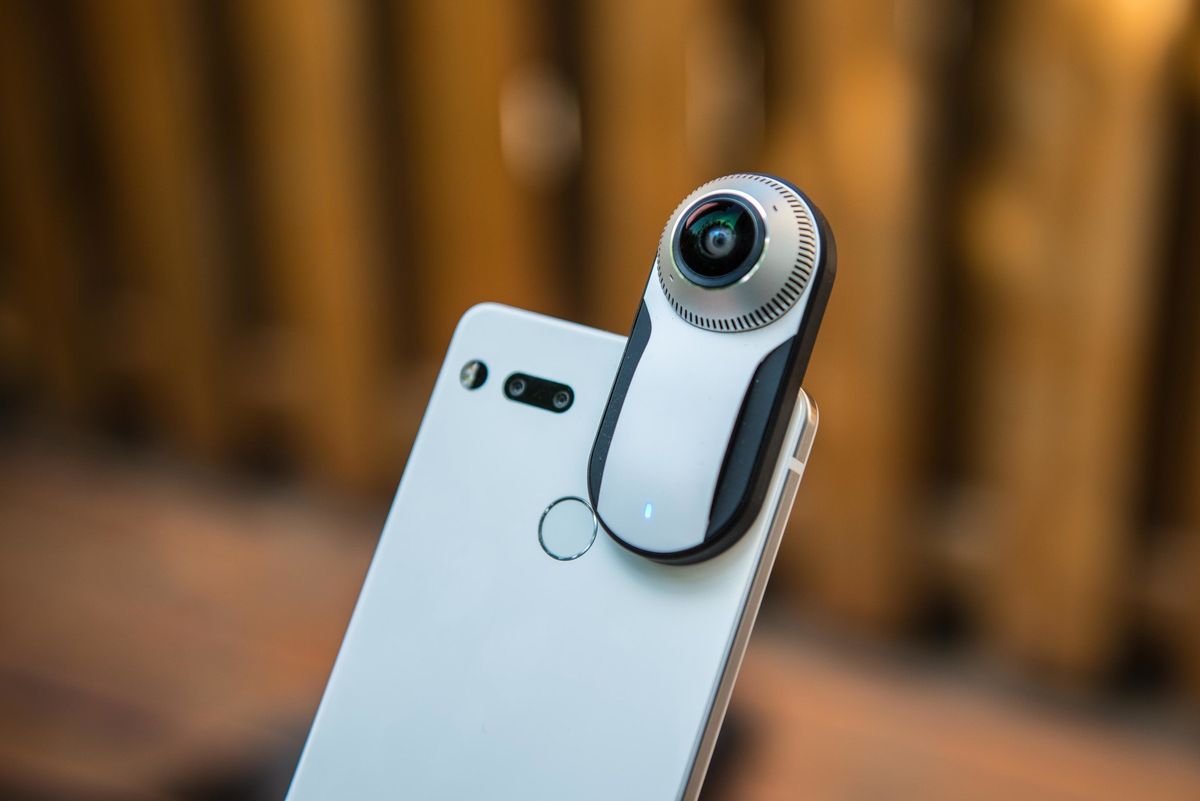 Essential phone and add-on camera