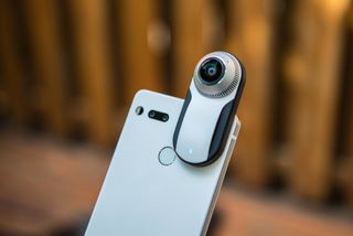 Essential phone and add-on camera