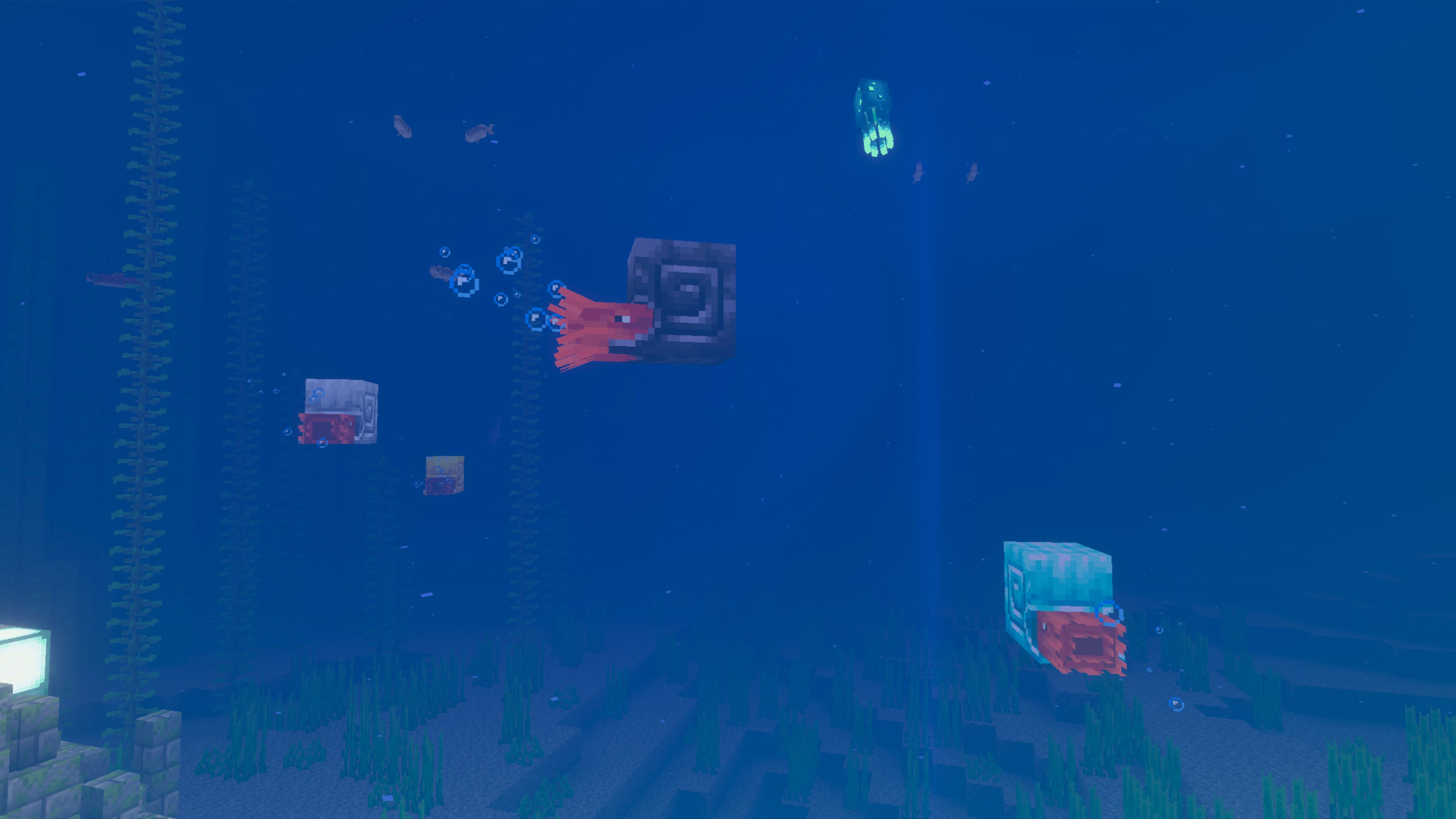 Screenshot of Minecraft "Mounts of Mayhem" from Minecraft Live (Sept. 2025).