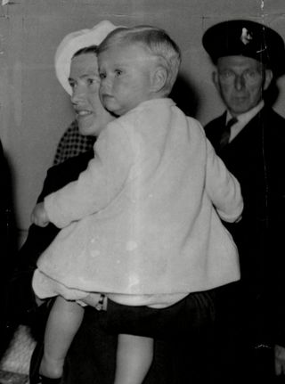 Prince Andrew, Euston Station London, aged 2 in 1961