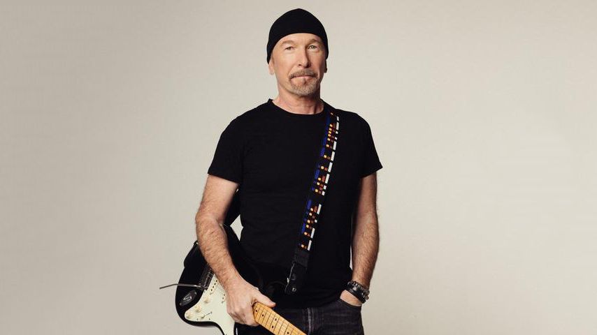 The Edge Love Welcomes guitar strap