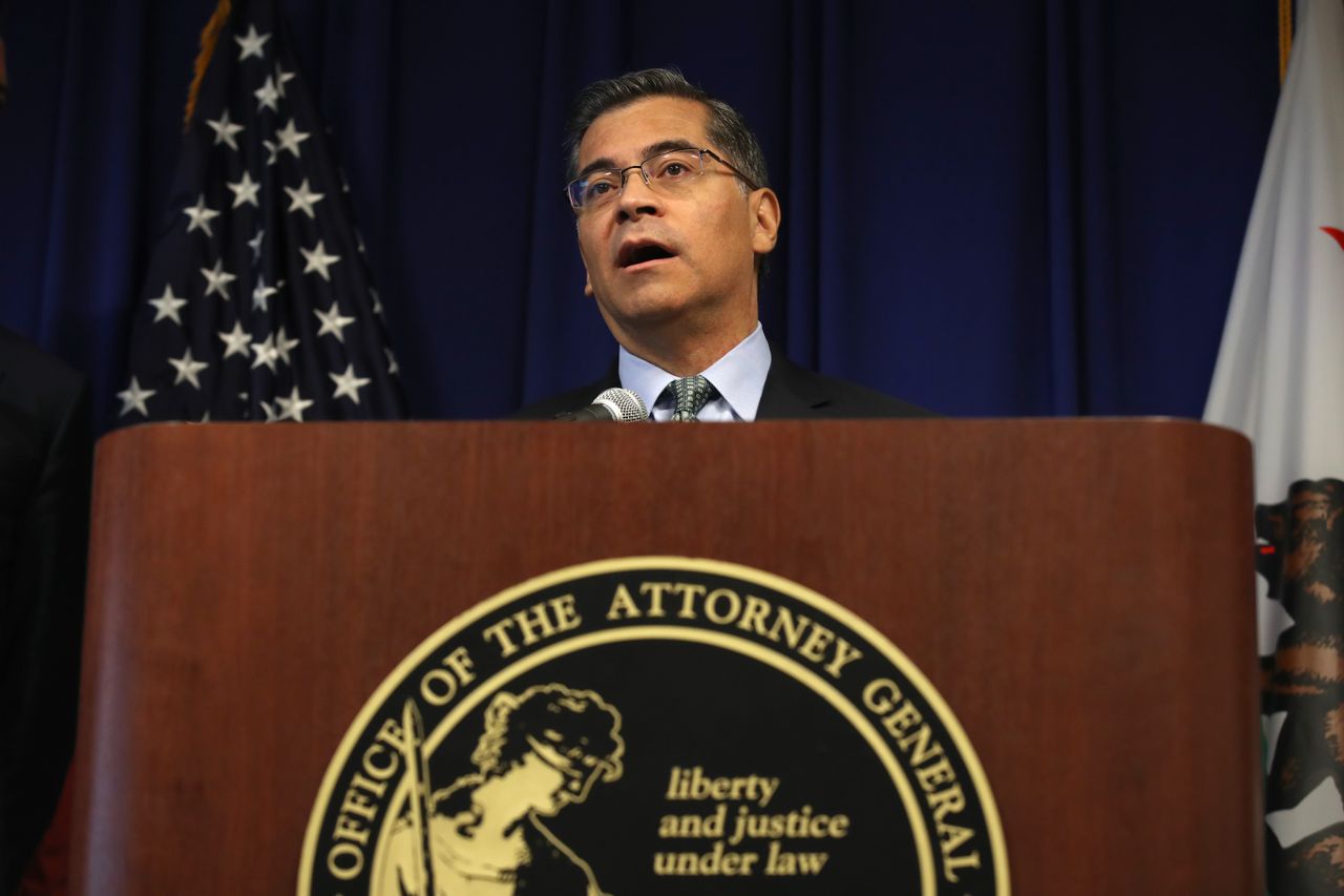 California Attorney General Xavier Becerra