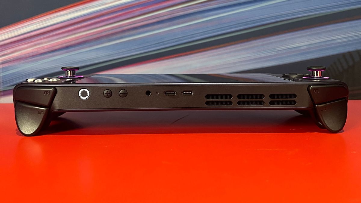 The top ports of the Lenovo Legion Go S