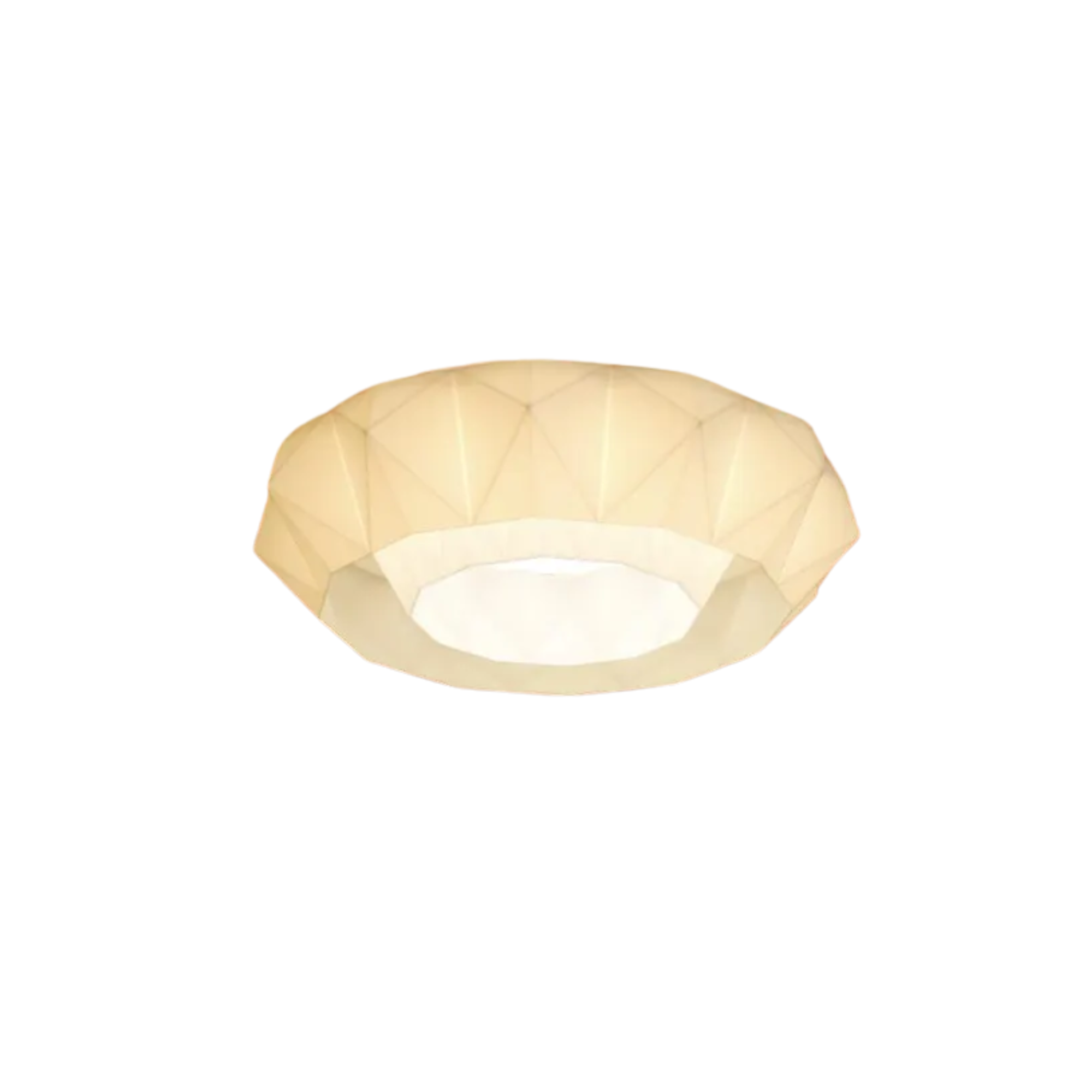 flush mount ceiling light with geometric shape