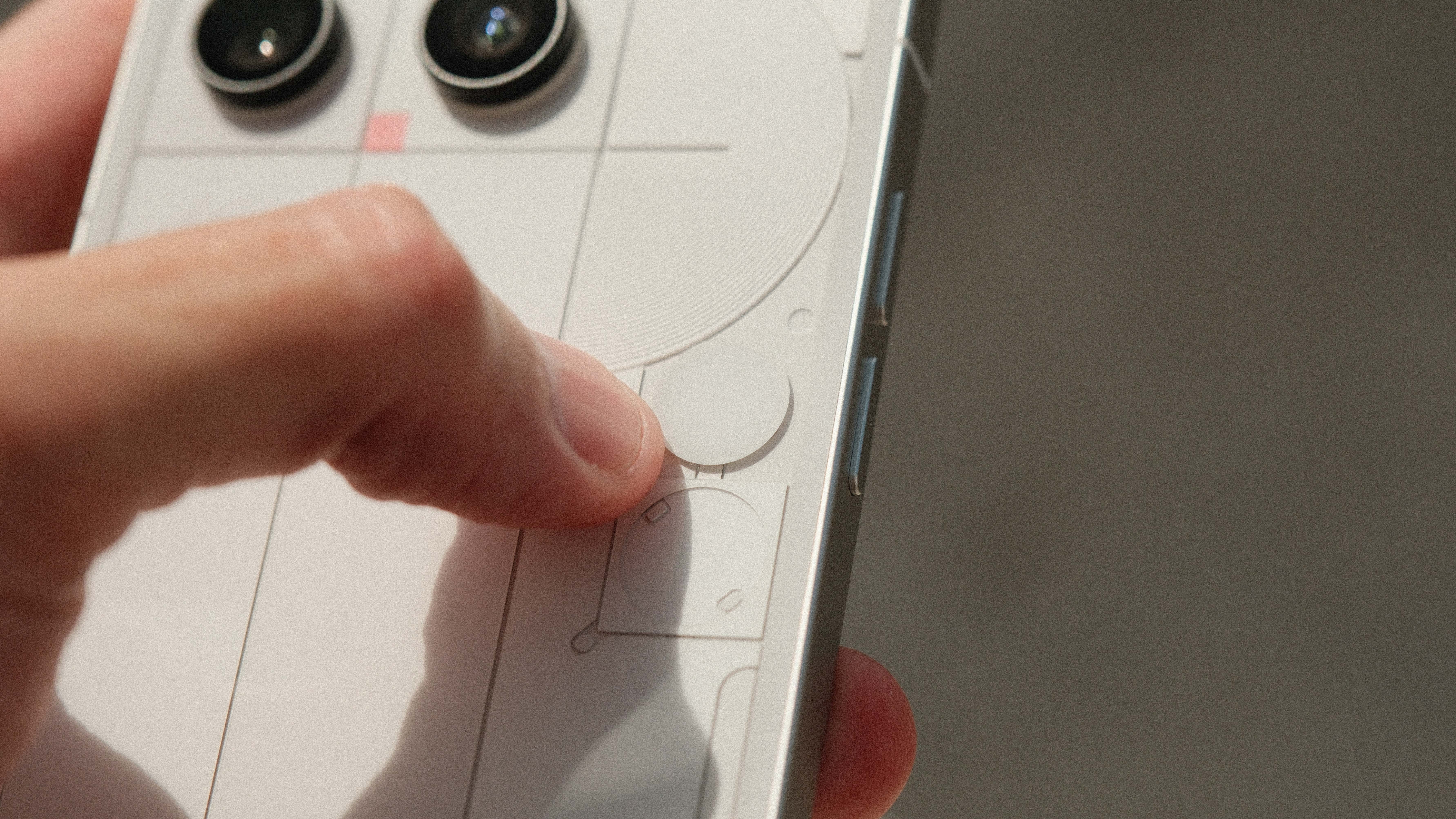 Nothing Phone (3) held in a hand