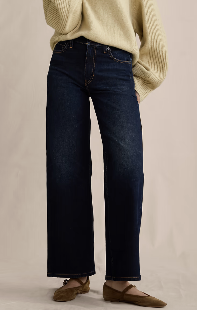 Banana Republic, The Icon Classic Wide-Leg Jean (Was $130)