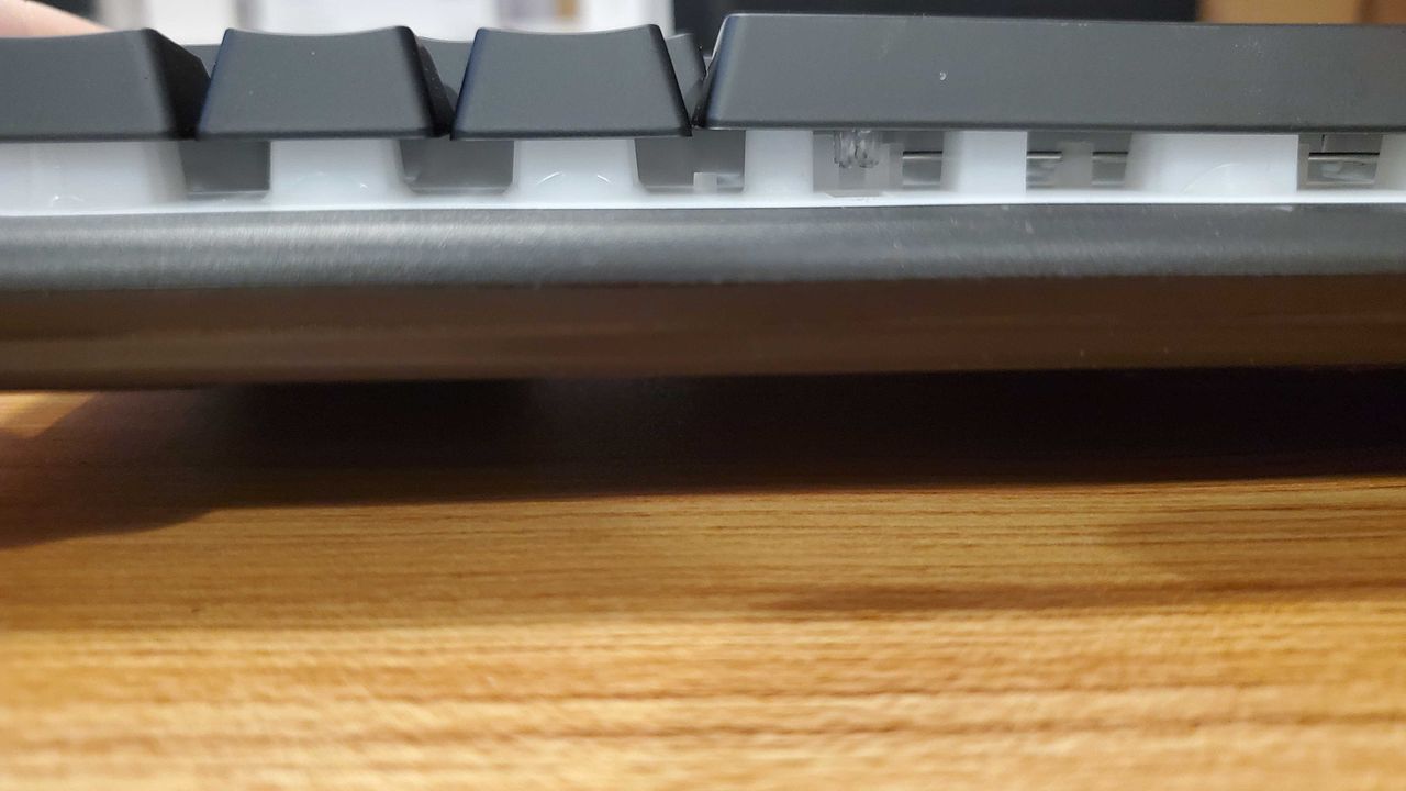 closeup of black Roccat Magma Mini keyboard