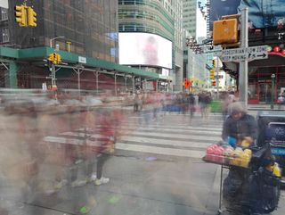 OnePlus Open billede fra New York City
