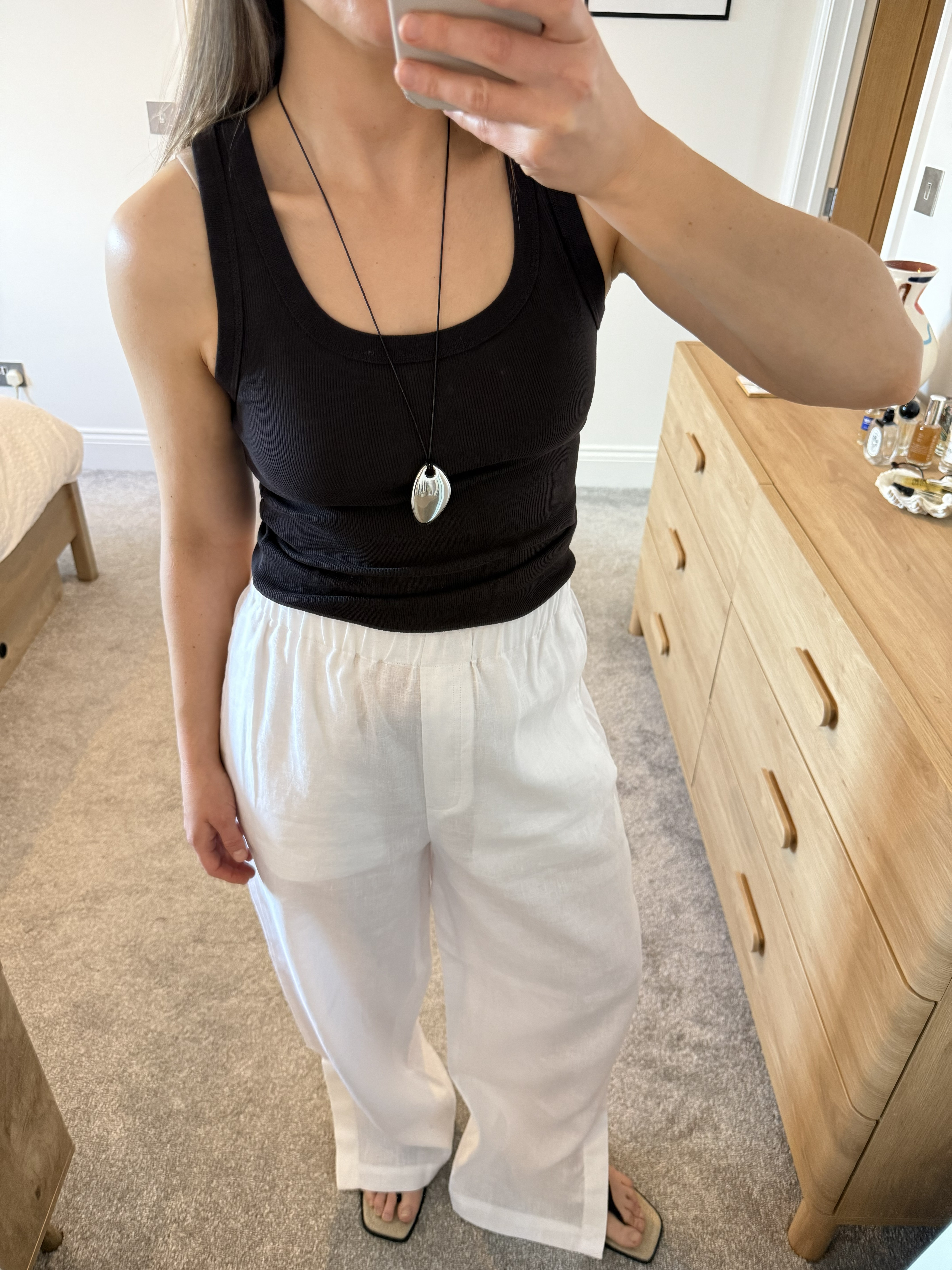 COS linen trousers